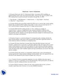 2006 Final Exam-Education Economics-Exam Paper