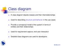 Class Diagram-Object Oriented Analysis And Design-Lecture Slides - Docsity