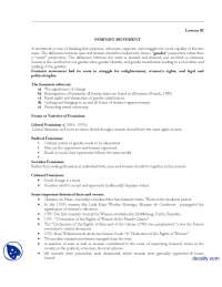 Feminist Movement-Gender Psychology-Handouts