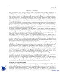 Gender And Media-Gender Psychology-Handouts