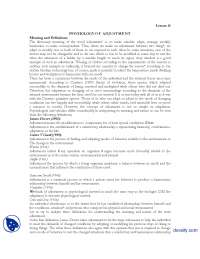 Psychology O F Adjustment-Educational Psycology-Lecture Handouts