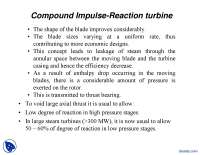 Compound Impulse Reaction Turbine-Turbomecines-Lecture Slides