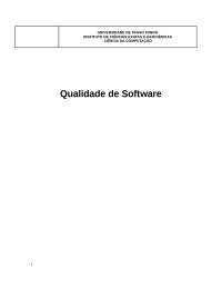 Apostila - Engenharia de Software - Qualidade de Software
