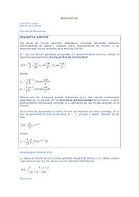 Análisis Lineal y Series de Fourier - Ejercicios Resueltos - Análisis Harmónico