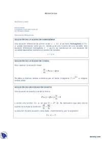 Análisis Lineal y Ecuaciones Diferenciales Ordinarias De Primer Orden - Ejercicios Resueltos - Análisis Funcional