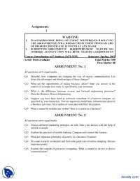 Introduction to E business-Business Managment-Assignmnet