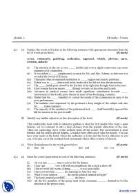 Antonyms-Functional English-Exam Paper - Docsity