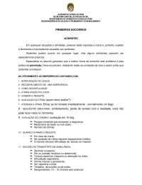 Primeiros socorros