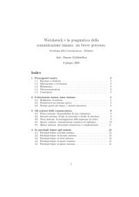 Pragmatica della comunicazione umana - Watzlawick