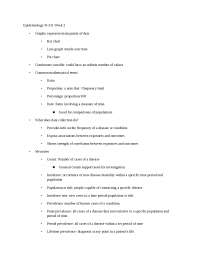 HPER-H 311 Epidemiology September  8