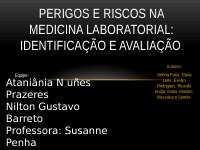 Perigos e riscos na medicina laboratorial