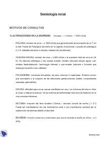 Semiologia Renal - Apuntes - Semiologia