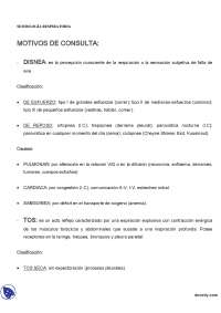 Semiologia Respiratoria - Apuntes - Semiologia