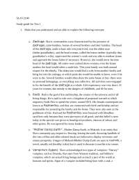 Study Guide for Test 1 - Slavic Folklore | SLAV 2100