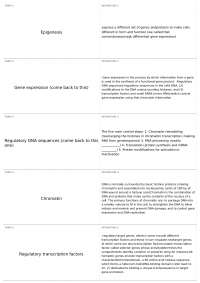 ch. 3 study guide terms | ZOL 320 - Developmental Biology