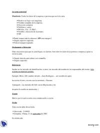 Carta comercial - Gestión comercial y servicio de atención al cliente - Administración y finanzas