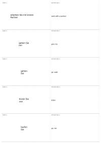 German Verbs and Objects: A Vocabulary Building Exercise