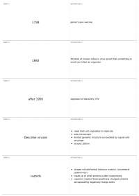 Virus Classification and Characteristics