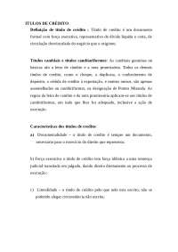 Titulos de crédito