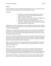 Sociology 1310 Final Review: Deviance, Race, Gender, Age, and Social Change