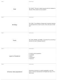TEST 1 | ADV 350 - Media Planning
