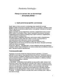 Ispitna Pitnaja Patoloska Fiziologija Ispit Stomatologija Part1 Ispiti Predlog Patofiziologija Docsity