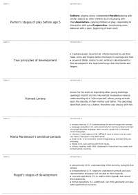 Early Childhood Development: Stages, Principles, and Theorists
