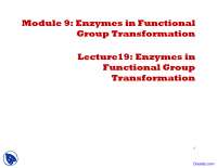 Enzymes in Functional Group Transformation: Oxygenases and Peroxidases