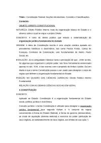Direito Constitucional