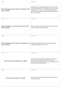 Exam 2, part 1 | BIOL 1107 - Principles of Biology I - Docsity