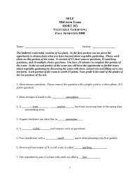 40 Questions on Fertilization - Midterm Exam | HORT 105