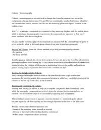 Column Chromatography Lab Notes - Organic Chemistry I Laboratory | CHEM ...