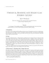 Understanding Chemical Bonding: Valence Bond and Molecular Orbital Descriptions