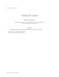 Chris hunter, college study notes - Chris hunter