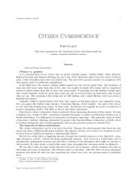 Blurring Lines: The Role of Amateurs in Science through Citizen Cyberscience