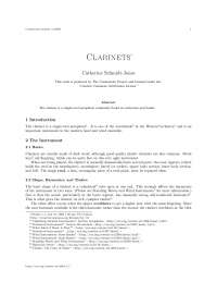 Understanding the Clarinet: Its Structure, Range, and History
