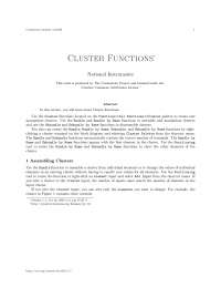 Understanding & Manipulating Clusters in NI: Bundle, Bundle by Name, Unbundle, & Unbundle 