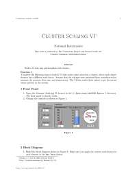 Cluster scaling vi, college study notes - Polymorphism with clusters.