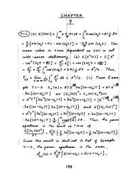Cap 7 - Peebles - Solution to Probability, Random Variables and ...