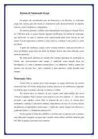 Sistema de Numeração Grega - História da Matemática