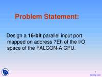 16-bit Input Port & Printer Interface for FALCON-A CPU