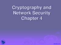 Finite Fields, Inverse - Cryptography and Network Security - Lecture Slides