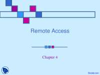 Virtual Private Network, Remote Access - Network Security Fundamentals - Lecture Slides