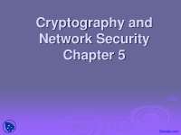 Advanced Encryption Standard - Cryptography and Network Security - Lecture Slides