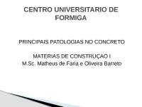 Patologias construçao civil 