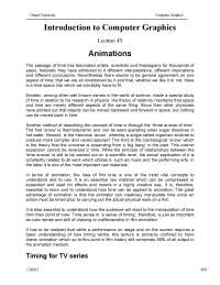 Animations - Introduction to Computer Graphics - Lecture Notes | Study ...
