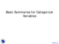 Creating Frequency Tables and Charts for Categorical Variables: A Step-by-Step Guide