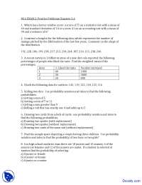 Standard Deviation - Introduction to Statistics - Assignment