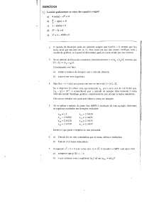 Lista de Exercícios de Zeros de Funções