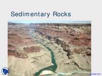 Sedimentary Rock - Dynamic Earth - Lecture Slides - Docsity